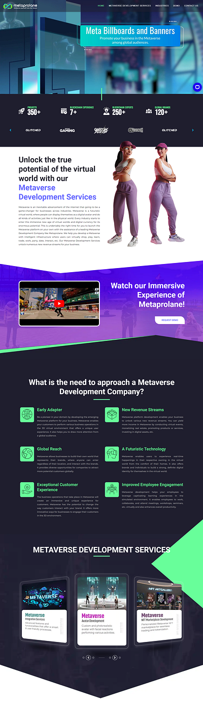 Metaprolane Landing page