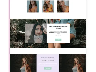 Jasreen Beauty Studio - Website for Beauty and Makeup Artist design graphic graphic design illustration ui ux webdesign websitedevelopment