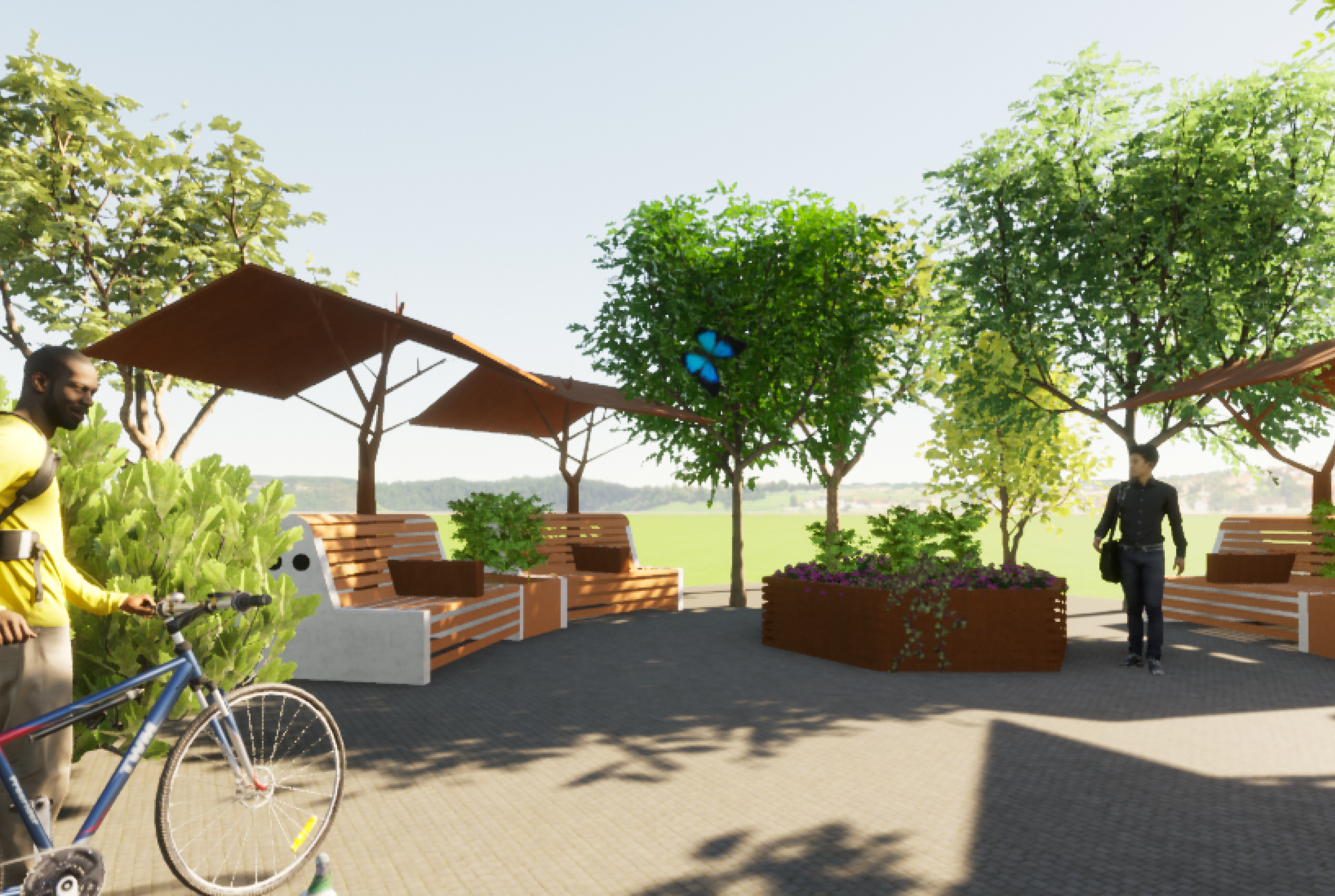 Twim motion Green Space branding design graphic design illustration twin motion ui ux vector