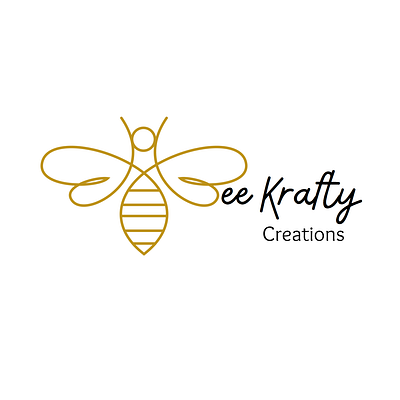 Bee Krafty Visual Identity branding design graphic design logo