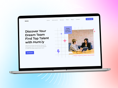 HR SAAS - Management Platform - Landing Page Hero Section🔥 figma file free fimga hero section free figma landing hero section saas saas landing page