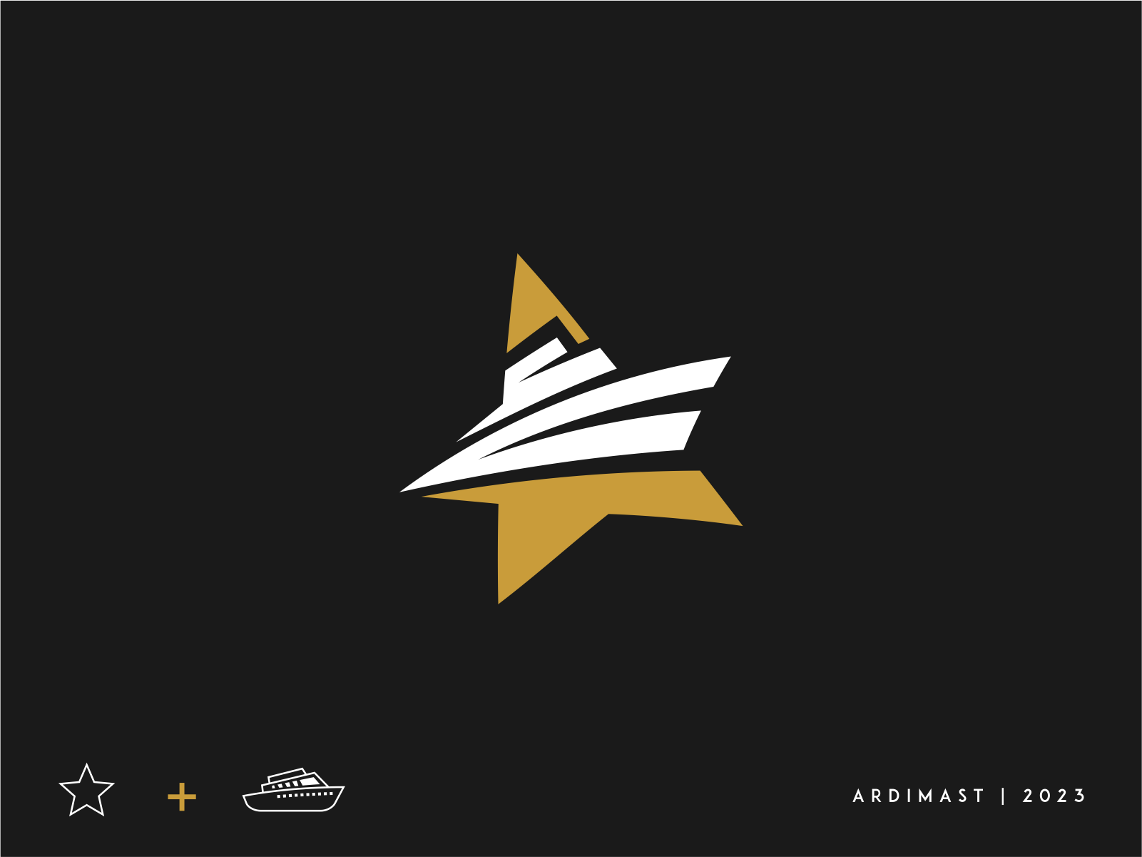 Star + Ship Logo (For Sale!) branding design icon logistic logo luxury ship simple star travel vector yatch