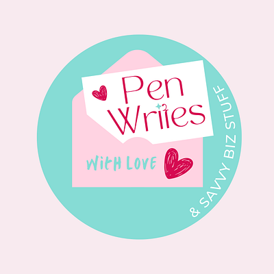 PenWrites Visual Identity branding design graphic design logo