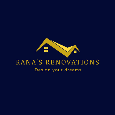 Rana's Renovation Visual Identity branding design graphic design logo