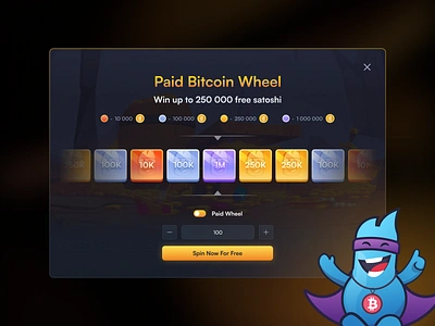 Satoshi Hero - Online Crypto Casino blockchain bonus casino character crash crypto gambling game gaming graphic design illustration modal modal ui nft online casino plinko roulette slots spin wheel