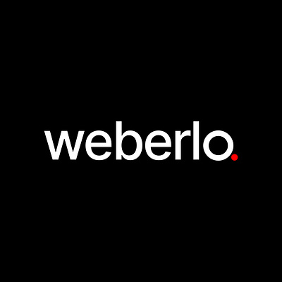 weberlo logo design app branding design graphic design illustration logo typography vector