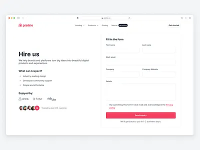 Hire Us - Preline UI components figma form free hero hire hire us hireme hireus preline preline ui tailwind tailwindcss ui user interface