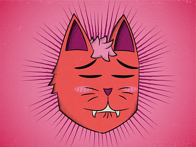 LUST cartoon cat character characterdesign deadlysins design digitalart digitalillustration illustration illustrator lust originalcharacter pleasure sin vectorart