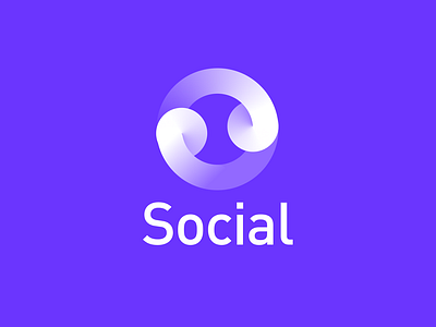 Circle Social - LOGO branding graphic design icon logo ui 交友 同城 圈子 循环 社交 聊天 陌生人
