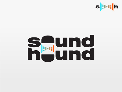 Sound Hound – Speech to Meaning AI ai audio brand branding design graphic design illustration logo mark sound speech text ui vector