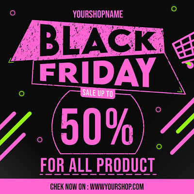 Feed Instagram design for Black Friday Sale feed feed design feed instagram sportswear