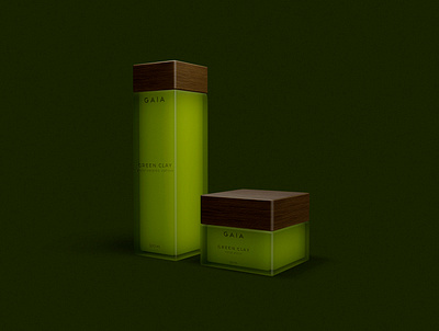 GAIA | NATURAL COSMETICS BRAND artdirection bottledesign branddesign branding cosmeticsdesign design identity logo packaging packdesign typography