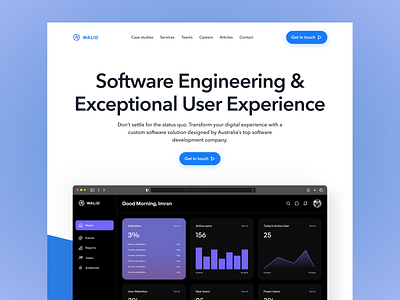 Agency Landing Page Design agency clean dashboard design dribbble best shot landing page design minimal modern new product design trendy ui ui design ux design web app website