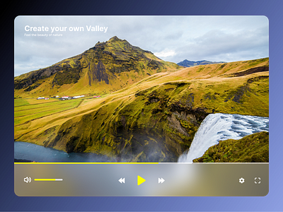 Daily UI #57 - Video Player dailyui design designers dribble ui uiux ux