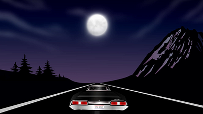 Animated Car animation design illustration