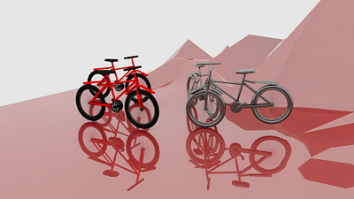 Bycycle 3d animation branding graphic design motion graphics ui