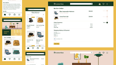 The Inventorian E-Commerce Website branding design logo ui web design