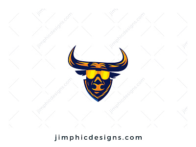 Bull Logo branding design graphic design logo vector