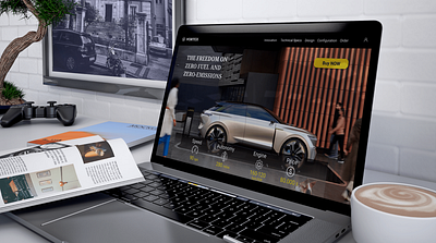 Case study/Website for EV VORTEX CAR animation app branding design graphic design illustration logo minimalistdesign typography ui ux vector webdesign website