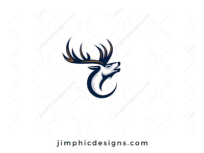 Deer Logo branding design graphic design logo vector