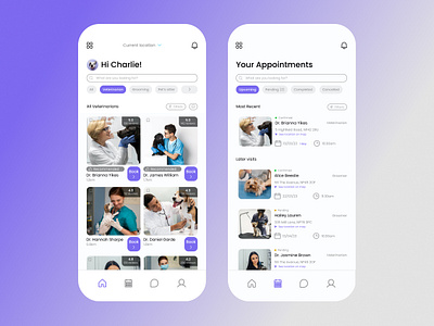 Pet Care App UI app design pets ui vet