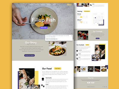Fillup Fish Website creative design ui web web design webdesign website website design websitedesign