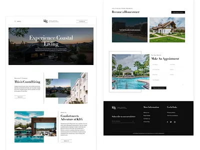 Klg Real State Landing Page design home page design landing page product design ui uiux design user interface user interface design