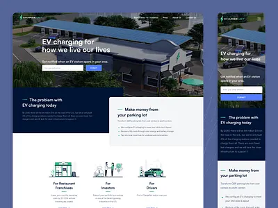 ChargeNet - Home Page app design design energy ev chargers figma illustration mobile design saas company shopify ui ui design web design webdesign website