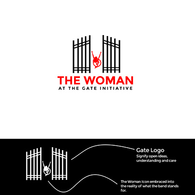 Brand Name: Woman At The Gate Initiative Color: Red and Black