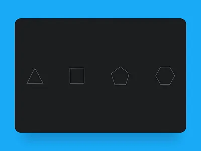 Geometric shapes animation design geometric geometric shapes interaction loader minimal design simple design ui ui design web webflow