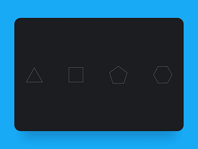 Geometric shapes animation design geometric geometric shapes interaction loader minimal design simple design ui ui design web webflow