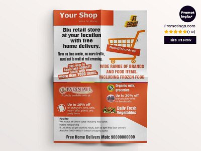 Flyer Design for Retailer Shop booklet brochure flyer leaflet magazine newspaper paper ad print collateral print promotions