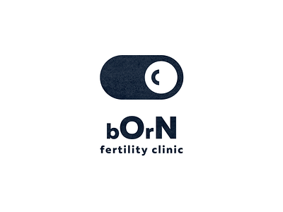 ON art baby birth born button clinic creative design fertility clinic graphic design life logo logodesign logotype off on on switch switch