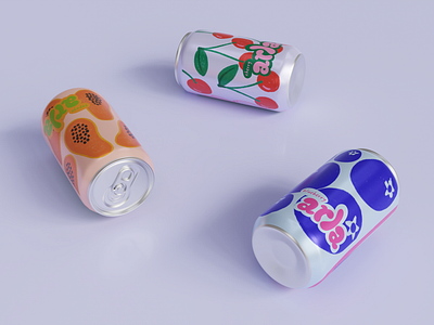 arla soda - illustration/3D design/brand design 3d animation brand identity branding design graphic design illustration logo