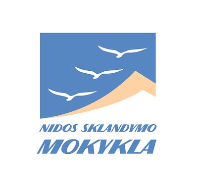 NIDA Glinding school logo birds design dunes gliding illustration illustrator logo logotype