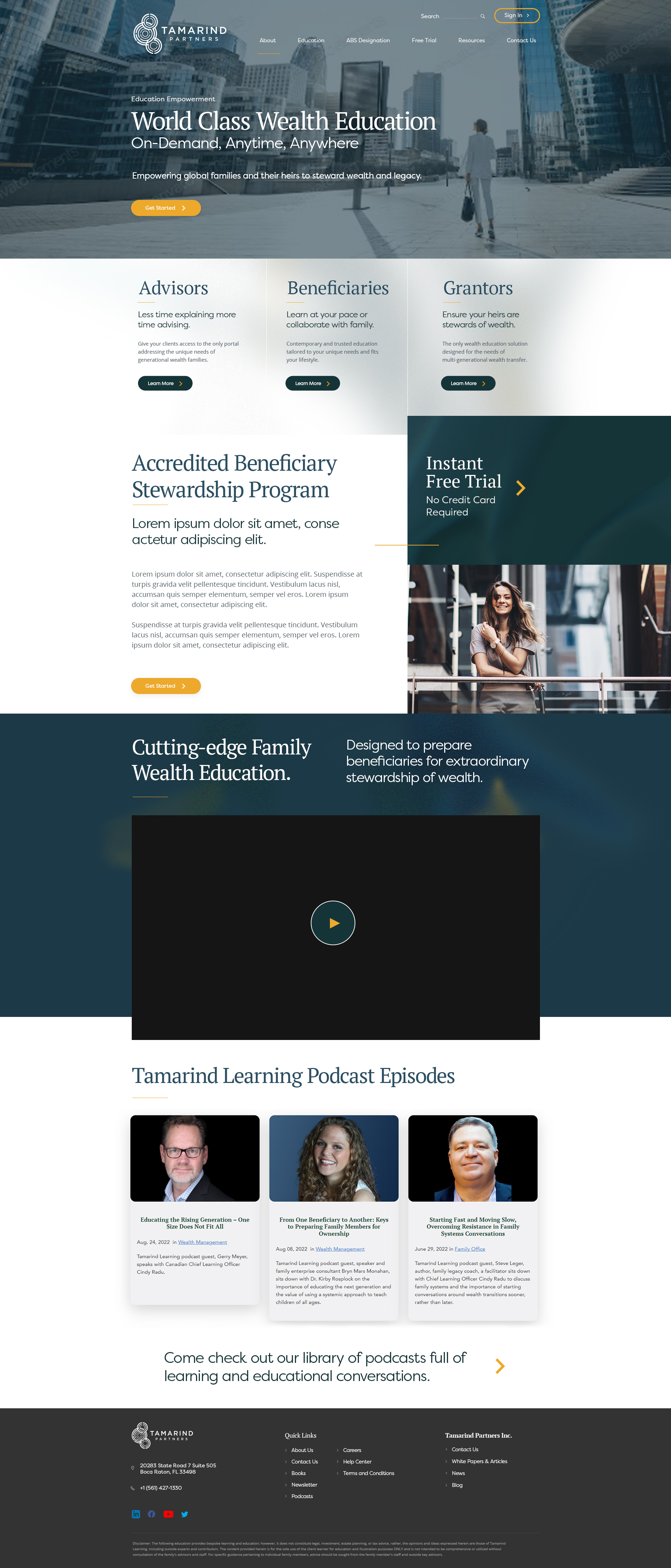 Tamarind - Website Design design landing landing page layout ui ux web design website
