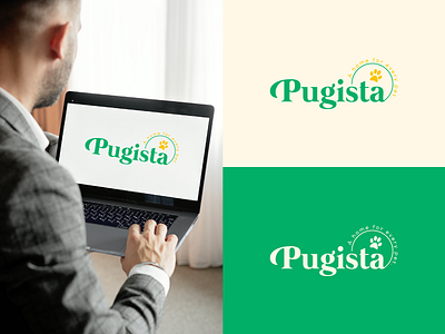 Pugista Logo branding graphic design logo logo design pugista
