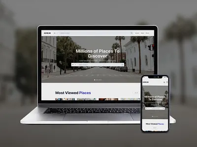 Tourism Website UX UI Design app branding design graphic design mocksup saas design tourism ui ux websitedesign wireframe