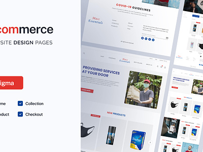 Shopify Store Concept: Ecommerce Website by uxxperience on Dribbble