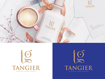TANGIER LOGO beauty branding business cosmetic fashion logo startups