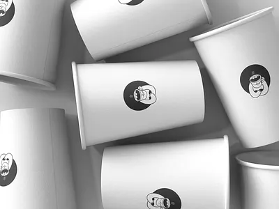 On The Edge + Coffee Cup Mockup brand design branding design graphic design illustration logo mockup packaging design typography