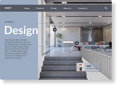 Interior Design Website Landing Page app design app screens branding business website design designing business website home page mockups illustration interior design landing page logo ui ux web design website design website mockups