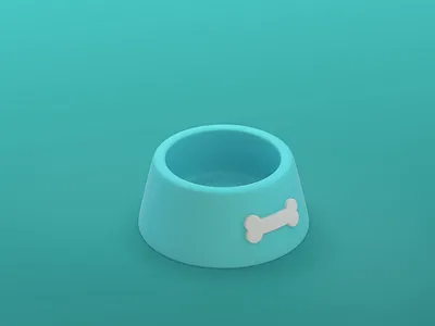 puppy 3d animation graphic design