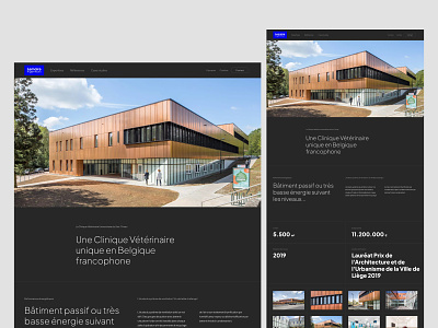 Lemaire ingenieurs - website architecture case study cases corporate design engineer epic logo photography project website