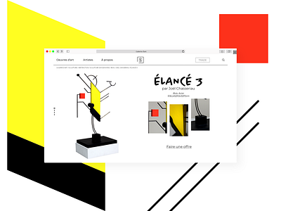 ÉLANCÉ 3 design interface ui uidesign ux webdesign