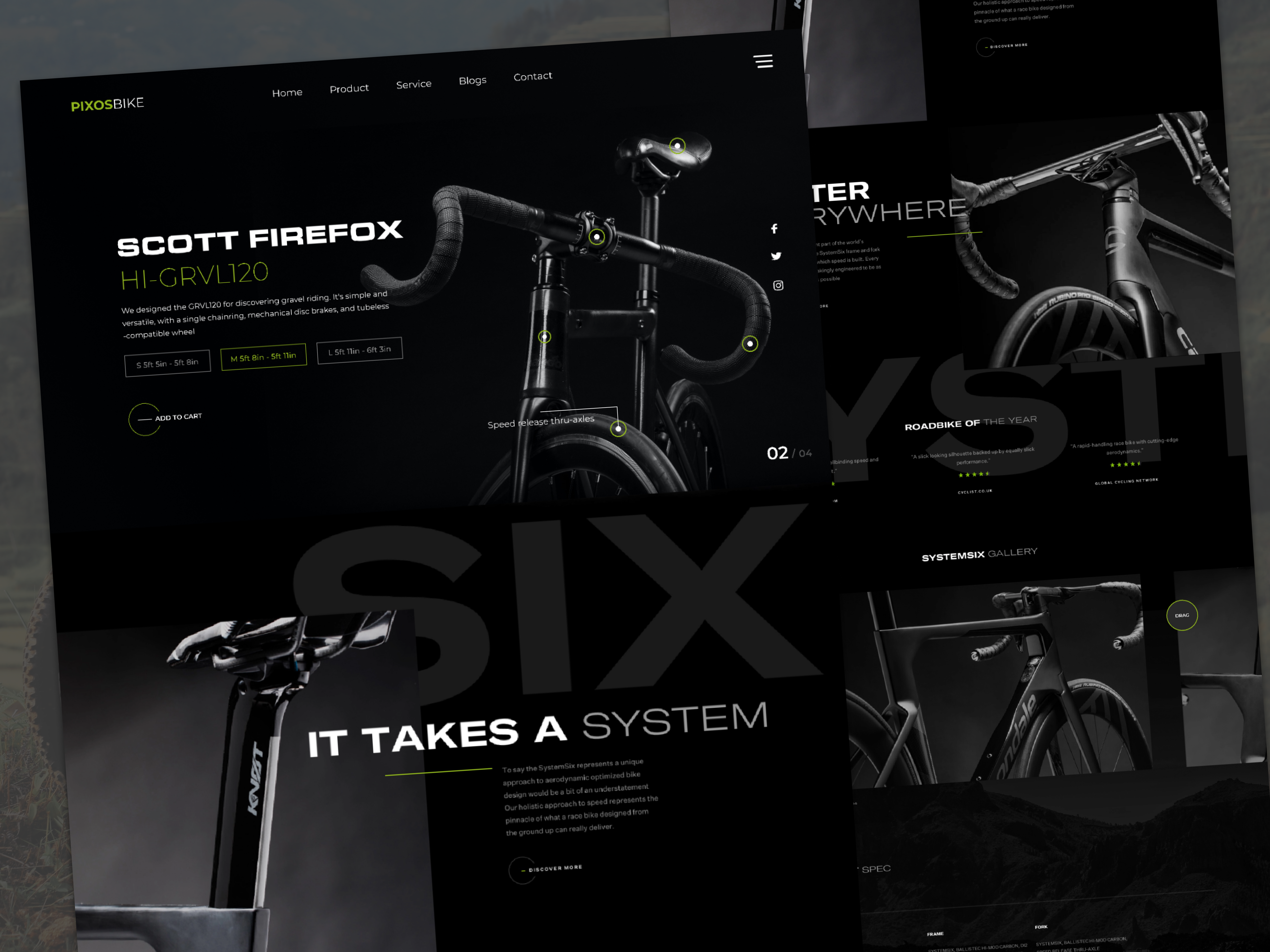 Example of Website &  Landing Page Design In Figma