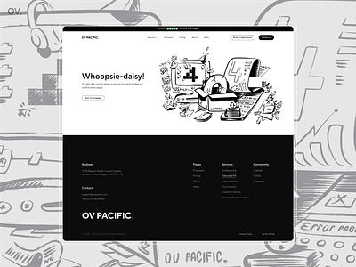 OV Pacific - Outsourced teams and professionals animation bookkeeping design development figma graphic design icon illustration site use ui ux web webdesign webflow