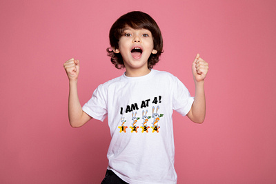 Kids T-shirt Design custom t shirt design design illustration kids t shirt design logo t shirt design typography t shirt