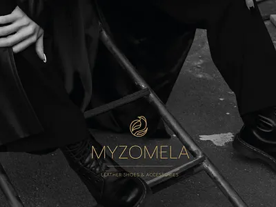 MYZOMELA branding design graphic design logo typography vector