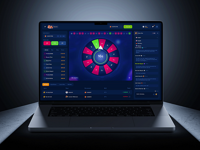 RainBet - Roulette Design bet bets betting casino casino ui crash crypto casino design gambling game interface mines nft game p2e rainbet roulette ui ux web design web3